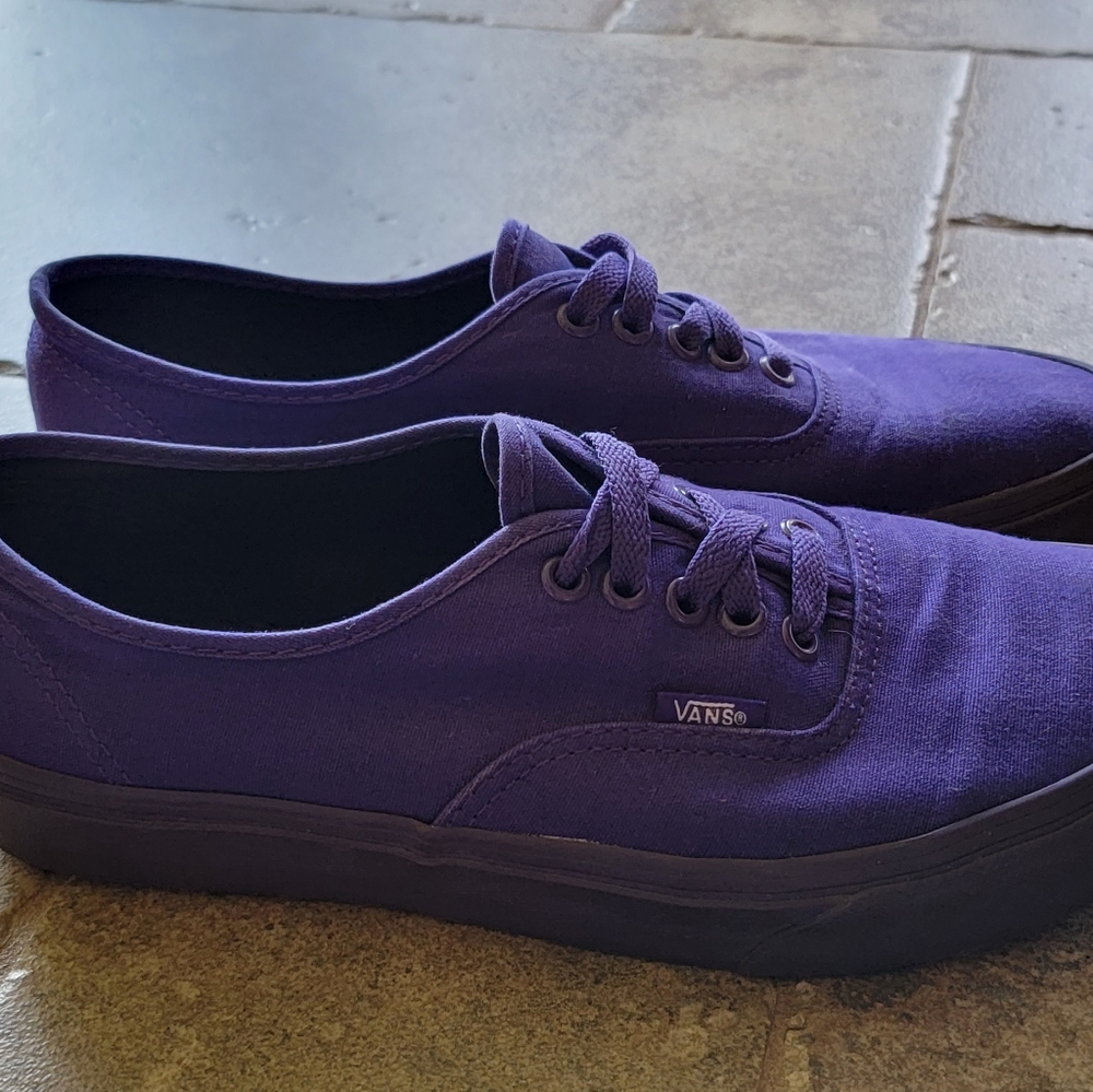 Vans shoes purple